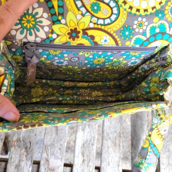 VERA BRADLEY Rachel Crossbody Shoulder Bag in Lemon Parfait - Picture 6 of 6